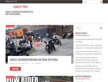 Tablet Screenshot of harleypro.com